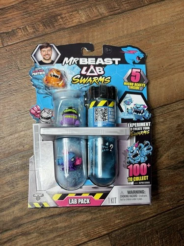 Mr Beast Lab Swarms Lab Pack 5 Micro Panther W/ Ultra Rare Panther (R)