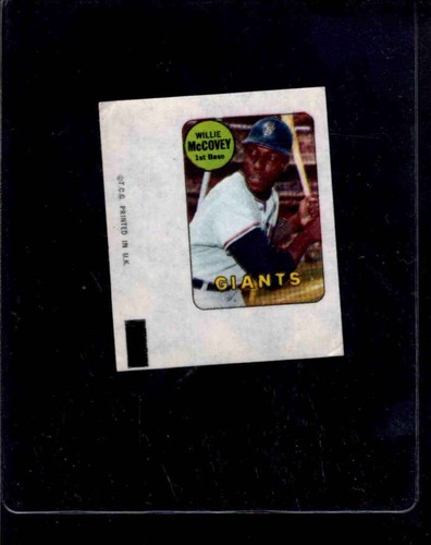 Willie McCovey 1969 Topps Decals card