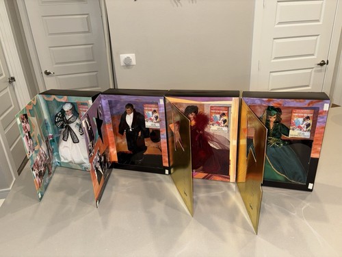 1994 Barbie “Gone With The Wind” Hollywood Legends Collection Set of 4 Nib