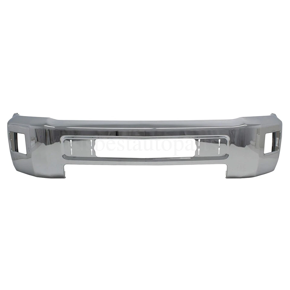 Front Bumper Face Bar W/Fog Hole Fit For Chevy Silverado 2500 3500 HD 2015-2019 - Image 4 of 4