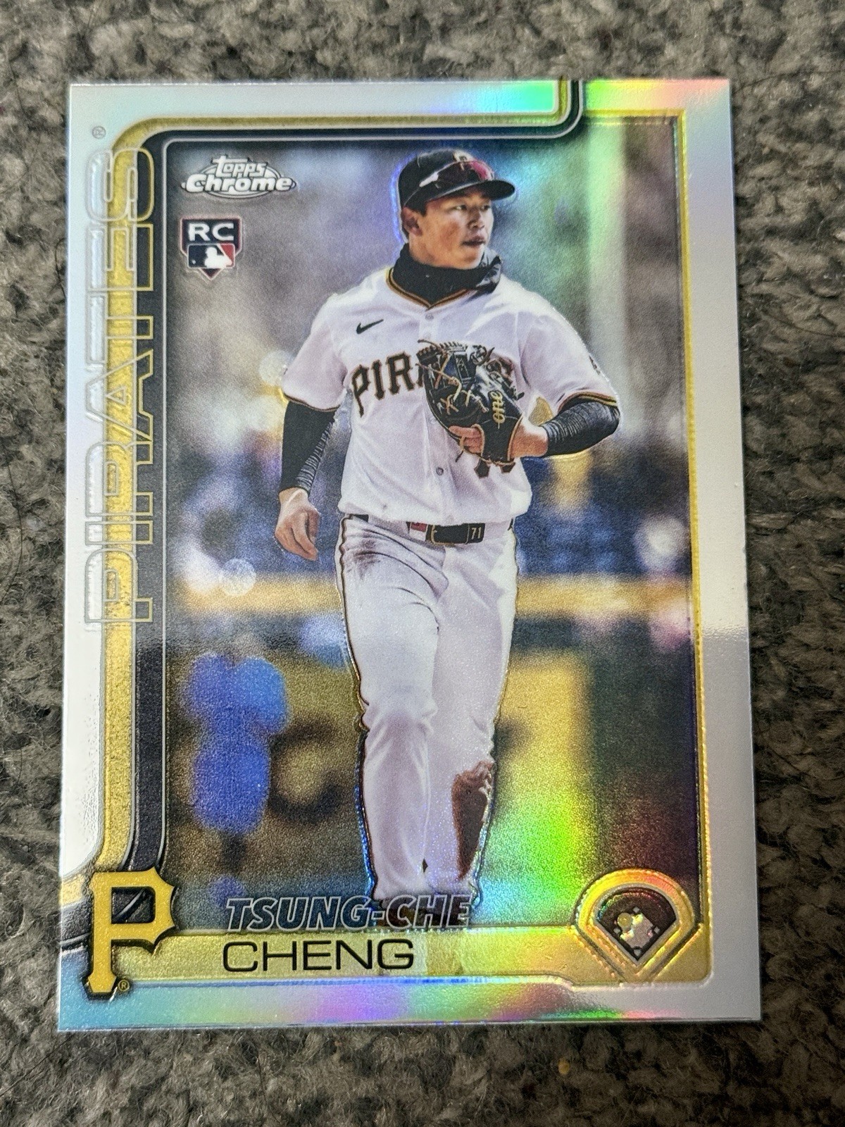 2025 Topps Chrome Update Series - Tsung-Che Cheng #USC74 Refractor (RC) Pirates