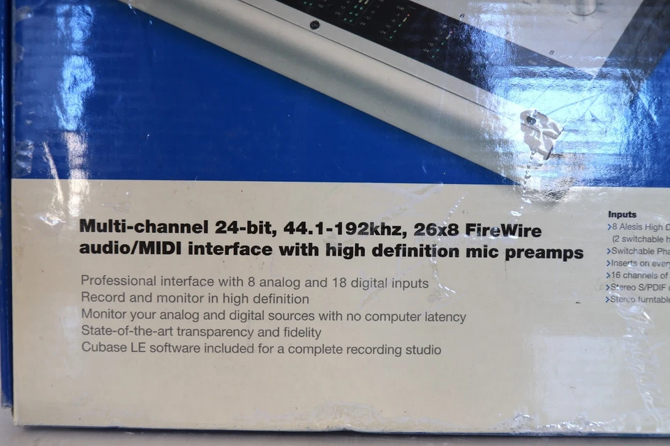 Alesis iO 26 Professional FireWire Interface | 8 Analog + 18 Digital Inputs (US) - Image 2 of 4