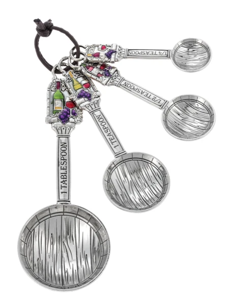 TBOT Wine Color MEASURING SPOON SET ganz fancy teaspoon er70361