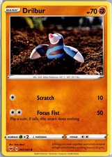 Drilbur 091/185 Common Vivid Voltage Pokemon