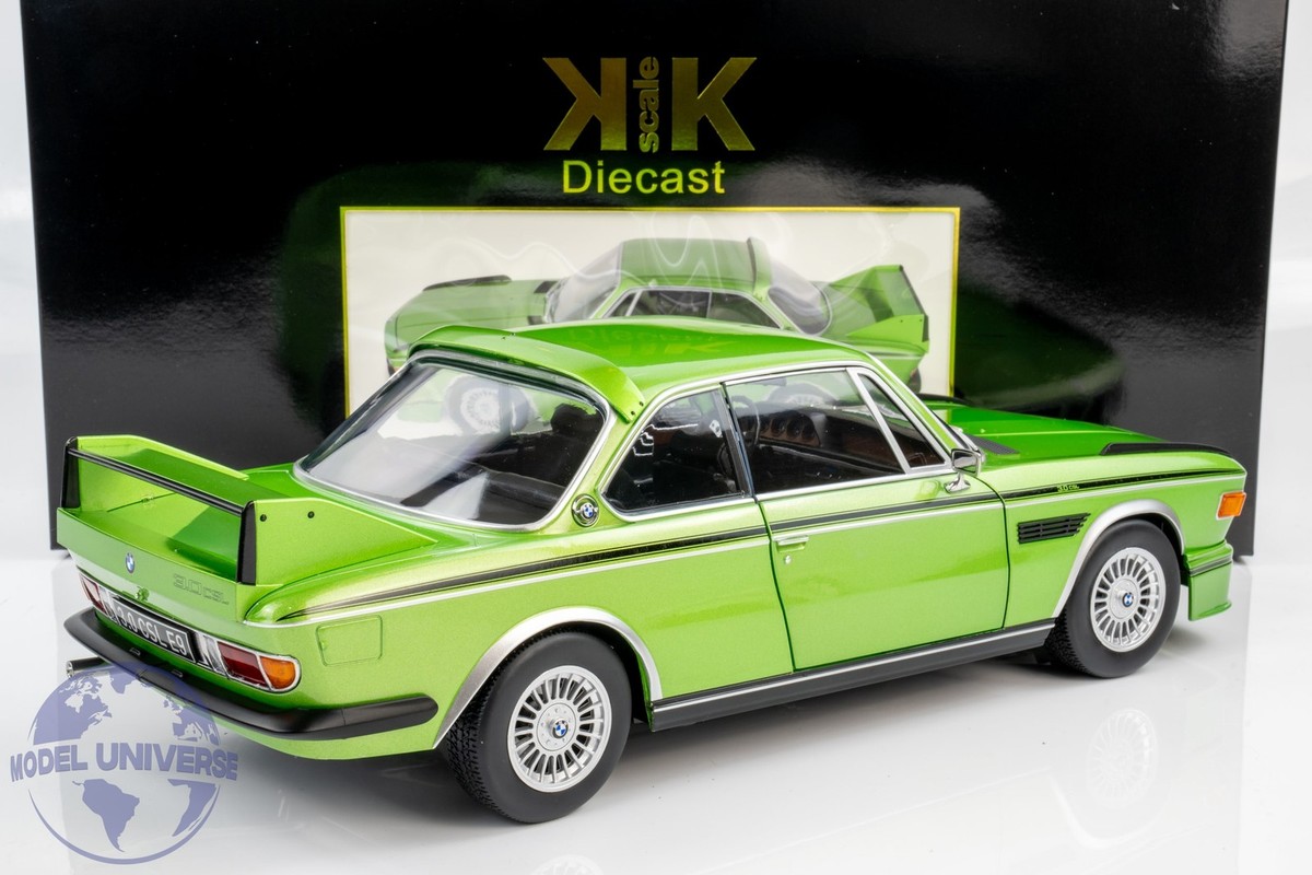 KK Scale - 1:12 BMW 3.0 CSL (E9) 1973 Green Metallic - Diecast