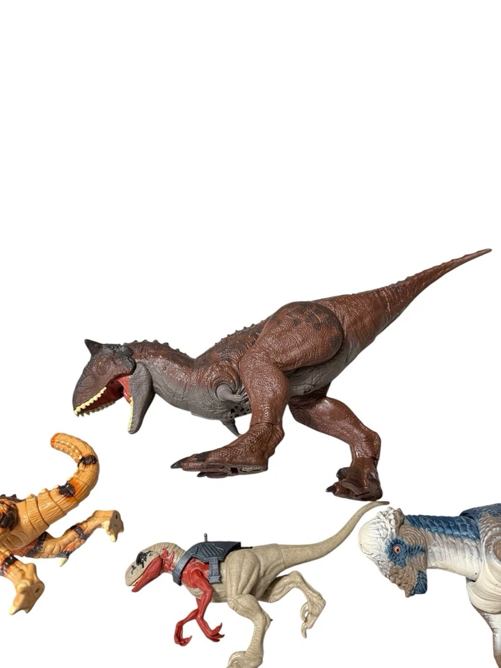 Lote De 7 Figuras De Dinosaurios Mattel Jurassic World Una Figura No JP Foto 3 de 4