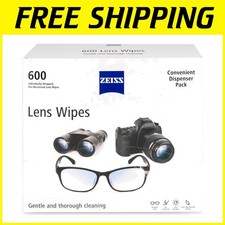 600 Count Pre-Moistened Lens Wipes - Safe Non-Abrasive
