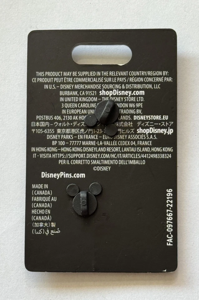 2023 年迪士尼乐园镜面睡美人男性限制释放徽章 — 第 2/2 张图片