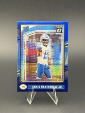 2024 Donruss Optic - Rated Rookie Ennis Rakestraw Jr. #232 Blue Hyper Prizm (RC)