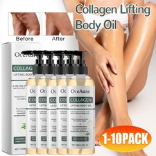 100ml Collagen Lifting Firming Body Oil Skin Tightening Hydrating Massage Oil