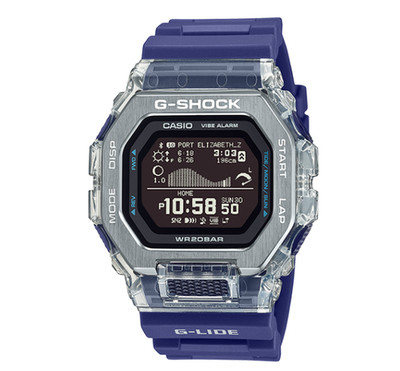 G-Shock G-Lide Square Surfer Metal Bezel GBX-100S-2DR watch