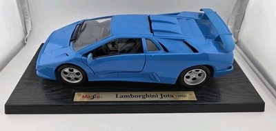 Maisto 1995 Lamborghini Jota Special Edition BLUE Diecast Model Car 1:18 Scale