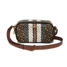 BURBERRY TB Monogram Mini Camera Bag 8032774 Shoulder Bag Logo Brown Multi...