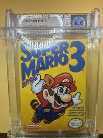 Super Mario Bros. 3 LEFT BROS SEALED Wata 6.0 B+ First Print Key Not VGA Cgc Psa