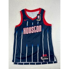 Houston Rockets NBA Nike Swingman Jersey City Connect Navy Blue H-Town 52 XL NWT