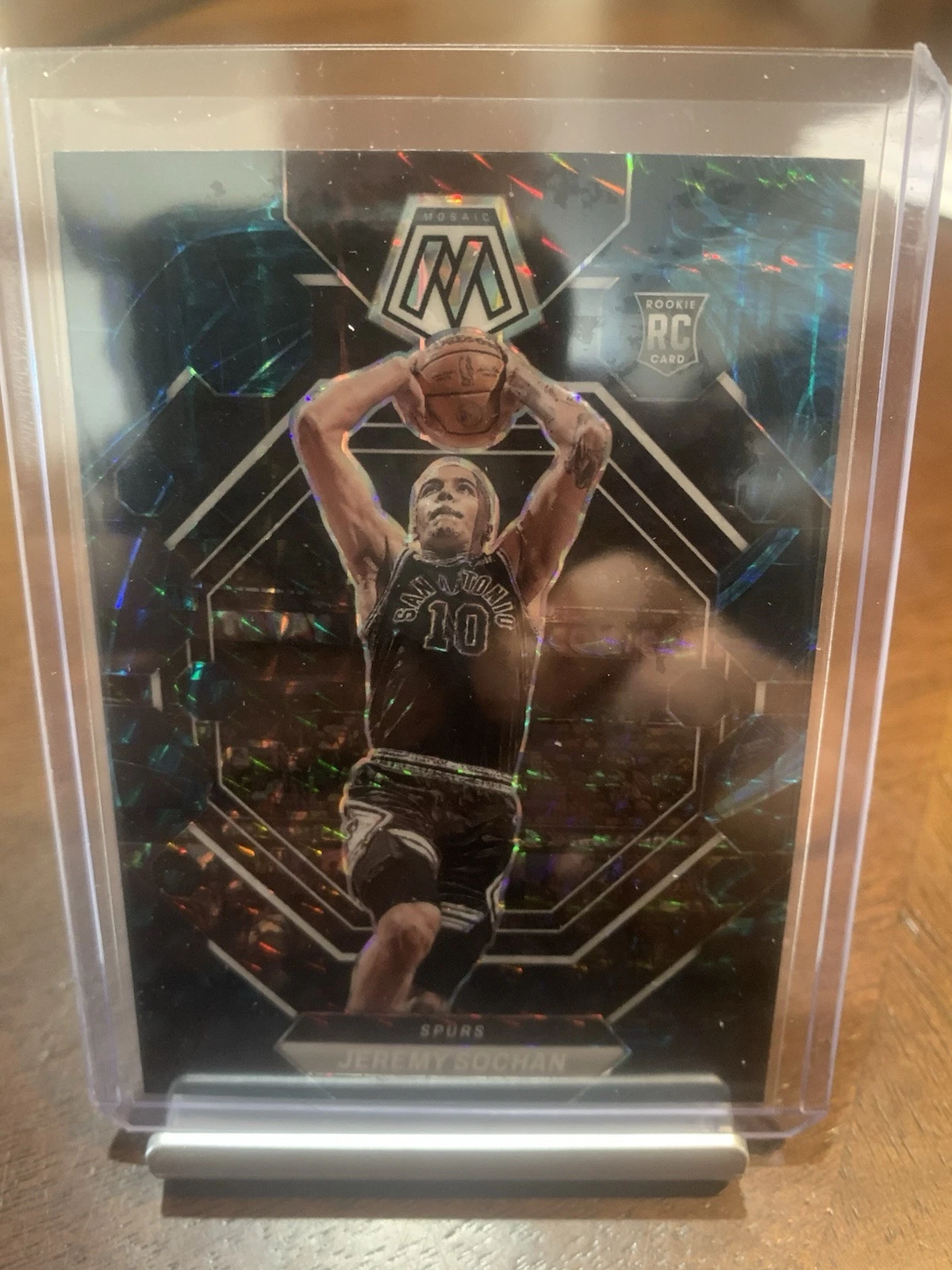 2022 23 Panini Mosaic Jeremy Sochan Genesis RC SSP