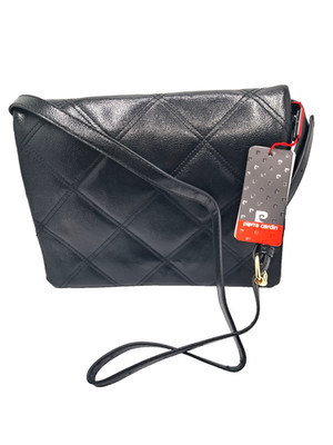  Pierre Cardin Schultertasche Kunstleder schwarz