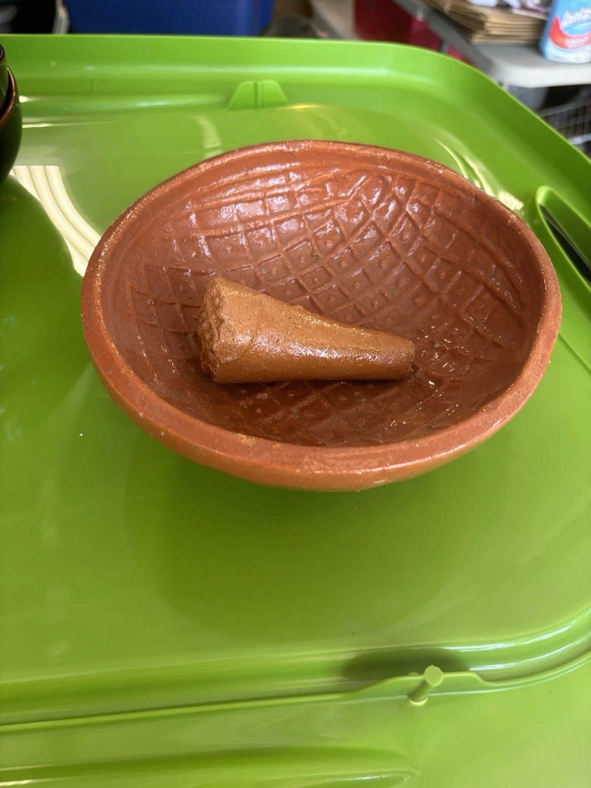 Terracotta Pestle and Mortar