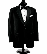 Men's Classic Black Velvet Smoking Jacket Evening Party Wear Dinner Blazer