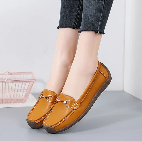 Womens Loafers Mocassin Office Work Flat Slip On Shoes Ladies Casual Shoes Size - Bild 32 von 59