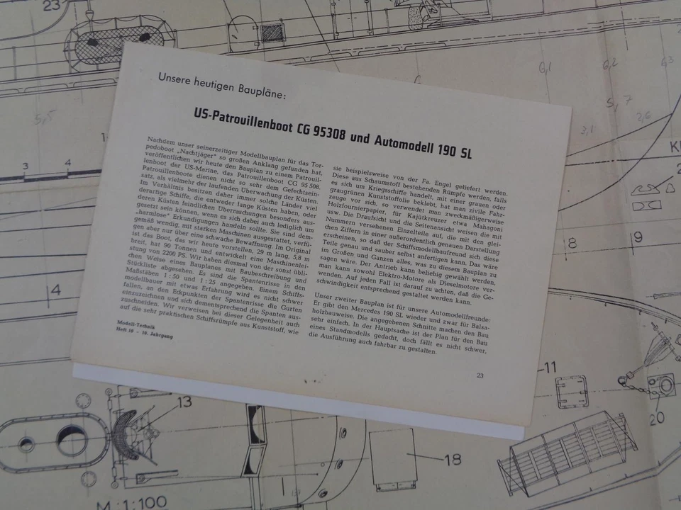 Bauplan , Patrollienboot CG 95308 - Bild 2 von 3