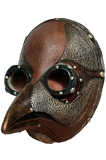 Peste Steampunk Full Face Long Nose Goggles Adult Mask