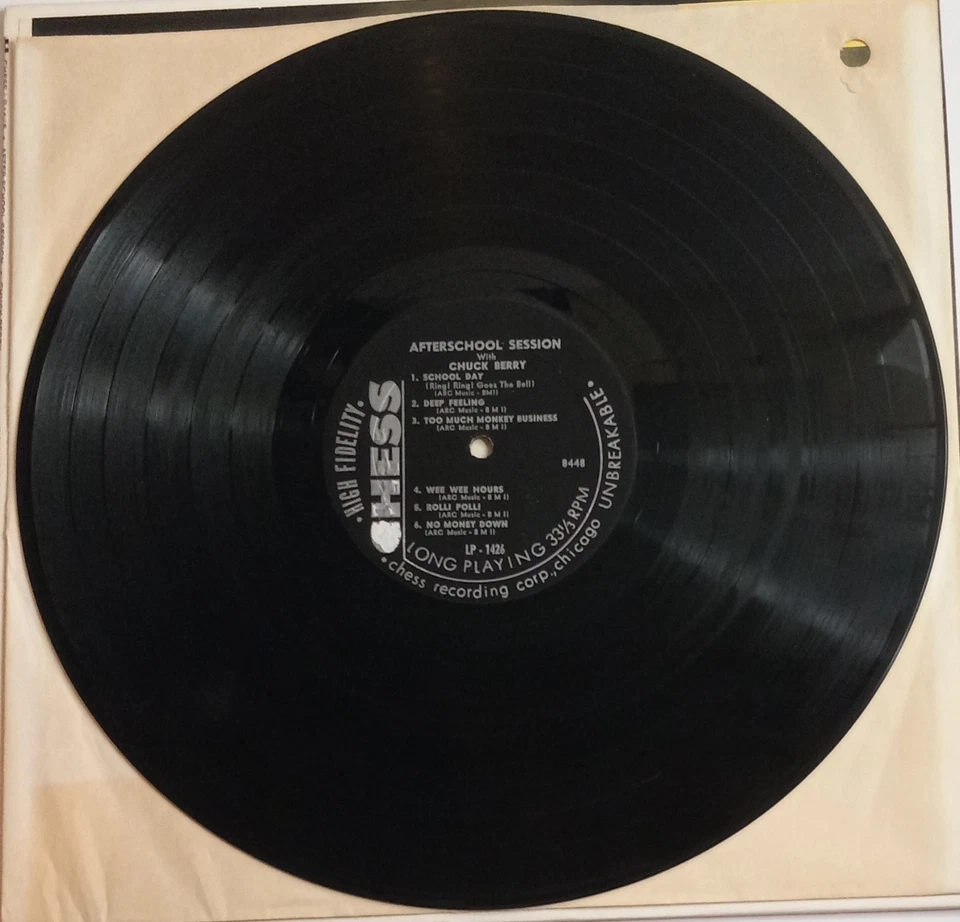 Chuck Berry - After School Session (Vinyl Mono LP, 1958) Black Chess Label - VG Foto 3 de 4