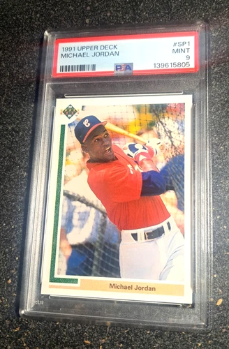 1991 Upper Deck #SP1 Michael Jordan Baseball (RC) fresh grade Mint PSA 9
