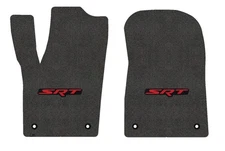 Lloyd Ultimat Front Mats for '16-22 Jeep Grand Cherokee w/Red on Black SRT