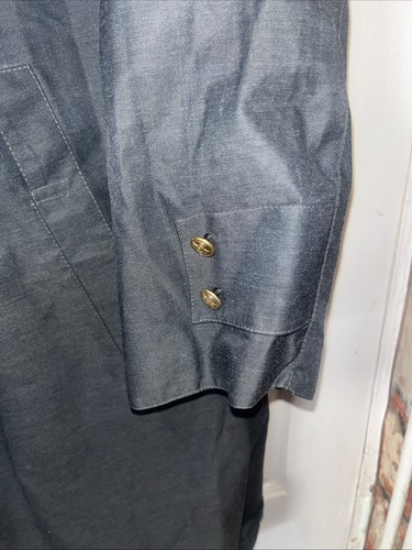 Vintage Soviet USSR Militsiya Sergeant Overcoat -Size Small - Foto 7 di 8