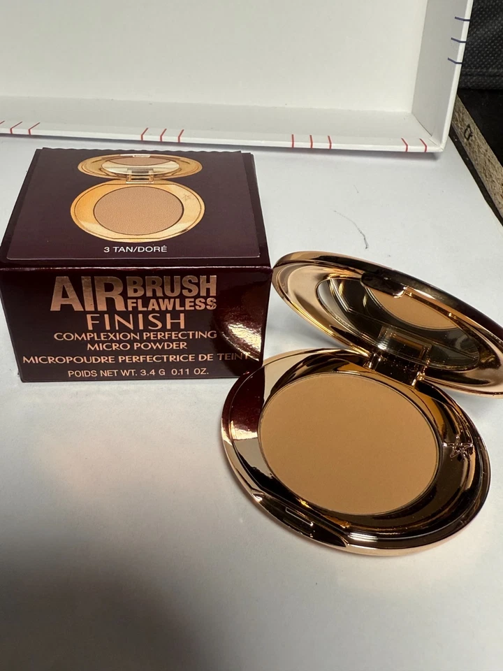 Charlotte Tilbury Airbrush Flawless Finish Complexion Powder, #3 TAN, 0.11 oz - Image 2 of 4