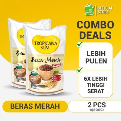 Organic Red Rice 2 Packs Pantry Grain For Cooking Everyday Kitchen