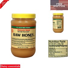 Raw Honey 22 oz Grade A from Eco Bee Farms Unfiltered Natural Honey