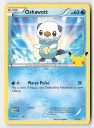 Oshawott 021/025 McDonald's 25th Anniversary Promo Holo