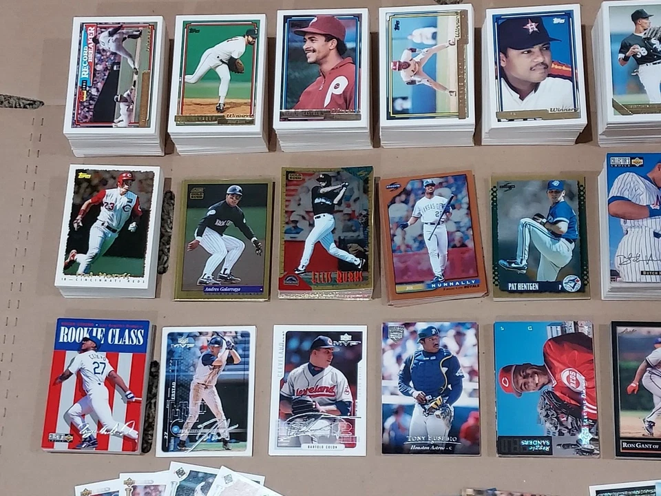 Lot of 1100+ Baseball Card Inserts 1990-2000 No Duplicates Topps Gold U D Encore - Image 2 of 4