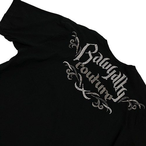 Rawyalty Couture Y2K Rhinestone Stud Skull Goth Mens 2XL 2X XXL - Picture 4 of 6