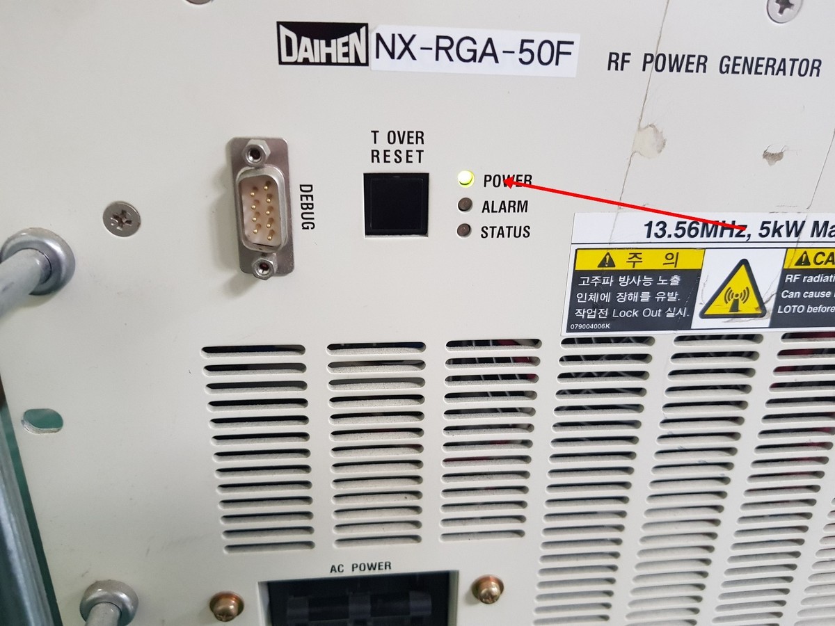 Daihen NX-RGA-50G RFジェネレータ DAIHEN RGA-50G,NX-RGA-50G RF GENERATOR 5KW 13.56MHz