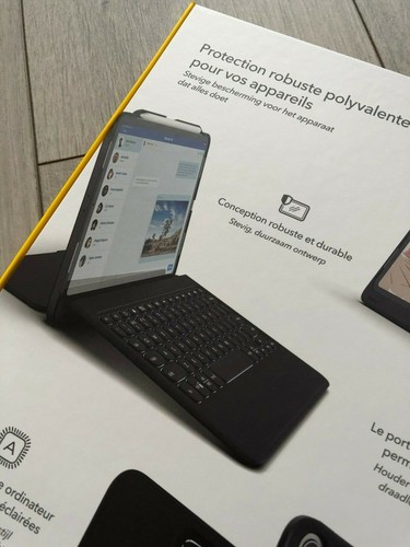 ZAGG Keyboard Rugged Book Go Apple iPad Pro 11" 1st & 2nd Gen Black AZERTY - Picture 7 of 9