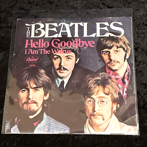 THE BEATLES 45rpm Hello Goodbye PICTURE SLEEVE I am The Walrus HEAR Capitol 2056 - Picture 8 of 8