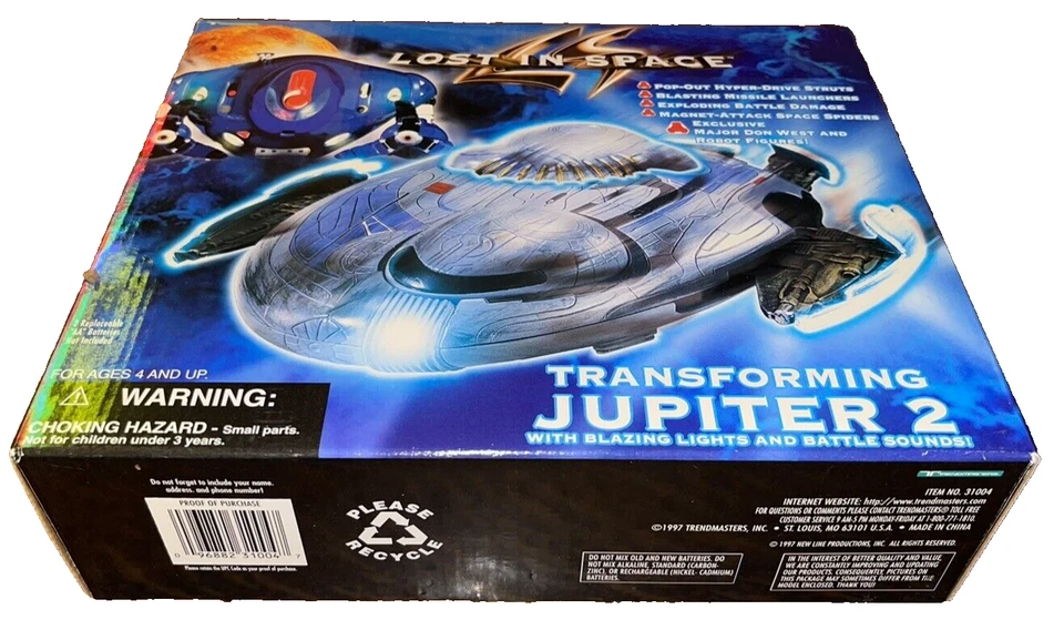PERDIDO NO ESPAÇO~ JÚPITER 2~ 1997~ TRANSFORMANDO~ LACRADO~ - Imagem 2 de 4