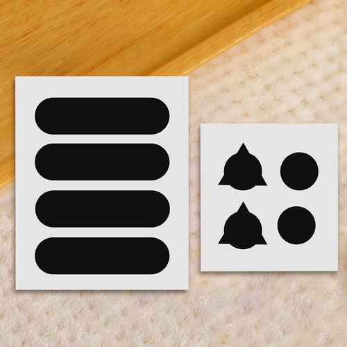 SRLWMYI Bande Reflechissante Casque Moto- Kit 4 Bandes