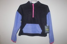 Athletic Works Girls Quarter Zip Microfleece Pullover Jacket NWT