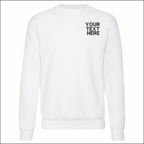 Personalised Embroidered Classic Set In Sweatshirt Work Wear Pullover Jumper TOP - Picture 41 of 43
