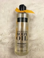 Victorias Secret Weightless Body Oil - Cotton Moisture Complex 8.4 OZ Bergamot 