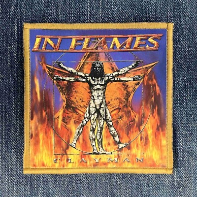 In Flames Clayman Sublimated Printed Patch Swedish Heavy Death Metal Band