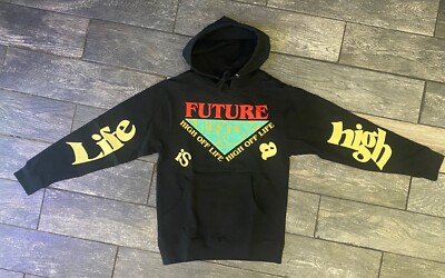 Freebandz FUTURE HIGH OFF LIFE HOODIE IN BLACK SIZE MEDIUM