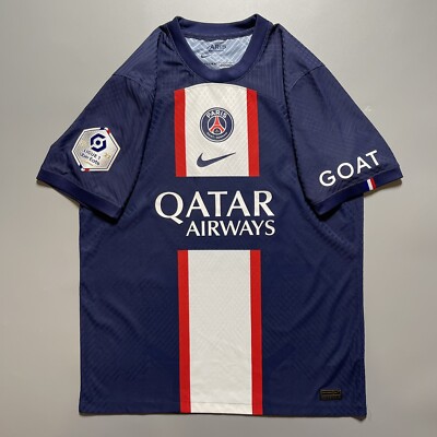 PSG NIKE 2022/2023 SOCCER HOME PLAYER ISSUE JERSEY #10 MESSI SIZE
