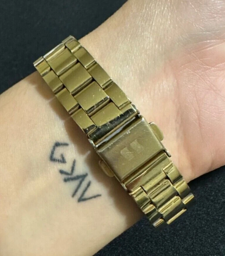 Vintage Women SECULUS Quartz Watch Gold tone 5TM Stainless Steel Water Resistent - Image 3 of 4