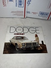 1975 DODGE CORONET ORIGINAL DEALER SALES BROCHURE OEM SHOWROOM CONDITION