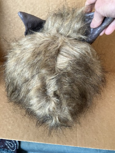 Werewolf Brown Wolf Mask Halloween costume Adult - Picture 6 of 7